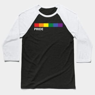 Pride Flag Stretch Graphic Baseball T-Shirt